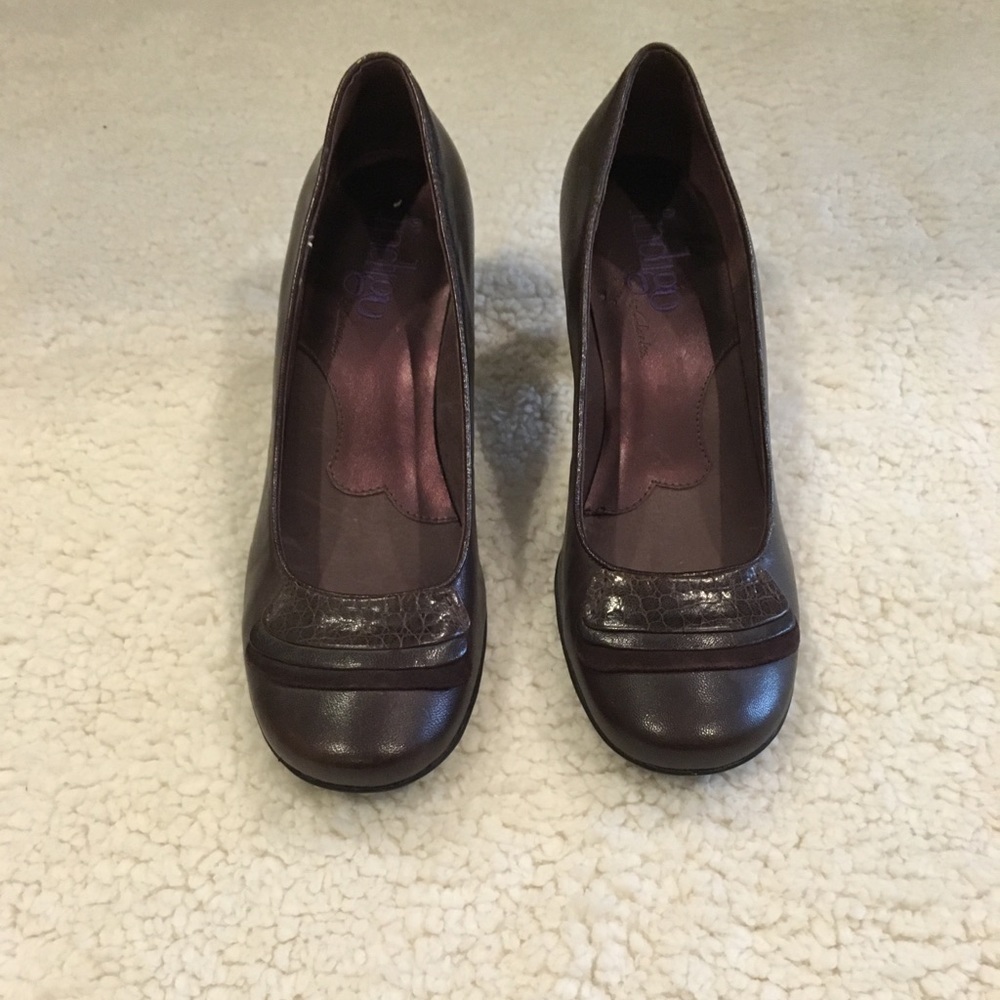 Brown Leather Heels